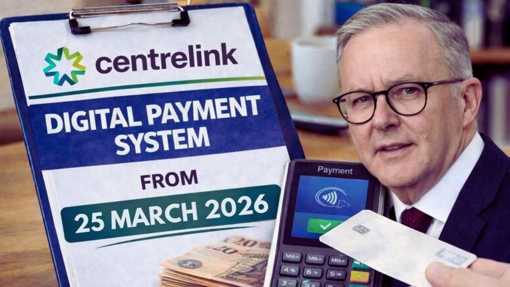 Centrelink Digital Payment System From 25 March 2026